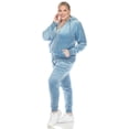 thumbnail image 2 of White Mark Ensemble de Survêtement en Velours pour Femmes, 2 Pcs, 2 of 6