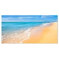 thumbnail image 2 of Tropical Blue Sea and Sky - Seashore Photo Canvas Art Print, 2 of 3