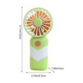 thumbnail image 3 of Yhmxh Camping Essentials Travel Essentials Camping Gear Handheld Fan Summer Portable Carry Small Fan Rechargeable Household Small Fan Student Dormitory Outdoor Gift Fan Light Sound Low Noise, 3 of 8