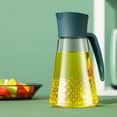thumbnail image 4 of Olive Oil Dispenser,Olive Oil Dispenser Bottle Leakproof Glass Oil Container with Non-Slip Handle Automatic Cap and Stopper Oil Dispenser Bottle for Kitchen 630Ml,Olive Oil Dispenser Bottle, 4 of 7