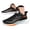 Orange_YYX, variant on Fsqjgq Classic Running Shoe Sports Work Shoes for Men Stylish Slip on Sneakers Lace Up Workout Sneaker