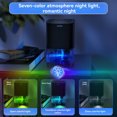 thumbnail image 3 of Compact Home Dehumidifier with 7-Colour Light, 800ml Tank & Auto Shut-Off, 3 of 5