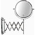 thumbnail image 3 of Deco Brothers Wall Mount Extendable Mirror, 8 Inch Double Side with 7X Magnification, Chrome, 3 of 4