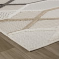 thumbnail image 3 of Rug Branch Maison Geometric Indoor Area Rug, Cream Beige, Modern - Living Room, Bedroom, Dining Room, and Kitchen, 3 of 5