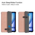 thumbnail image 4 of DWaybox Case for iPad Air 11‑inch (M4) 2026 Model A3460 – Slim Folio Cover with Adjustable Kickstand | Shockproof Protection & Ultra-Lightweight Hard Shell -Rose Gold, 4 of 4