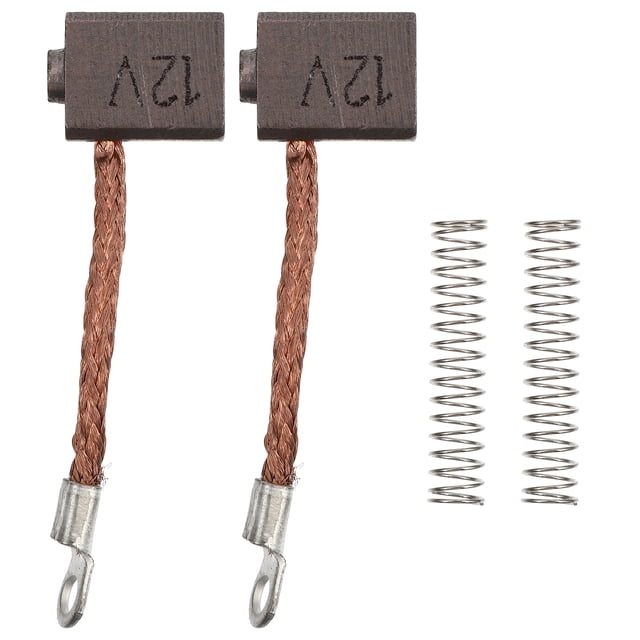 2 Pcs Pièces de Moteur à Balais en Carbone pour Hélice Marine Électrique avec 2 Ressorts