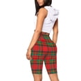 thumbnail image 1 of Shorts de Cyclisme Imprimés pour Femmes, Leggings Courts Extensibles Mi-Cuisse, Taille Haute Colorés, 1 of 3