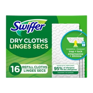 Swiffer Sweep + Mop, Dry Pads Refill, Floor Cleaner, Cleaning Cloths, Unscented