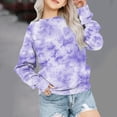 thumbnail image 2 of Yuyuzo Chandails en Molleton pour Filles Tout-Petits Col Rond Manches Longues Décontracté Confortable Bloc de Couleur Pull d'Automne pour Bébé Fille, 2 of 5