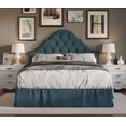 thumbnail image 1 of HMD Isabella Twin Tufted Upholstered Panel Bed, Denim Blue, 1 of 3