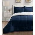 thumbnail image 2 of Swift Home Reversible Plush Mink & Sherpa Comforter Set, Luxuriously Soft, 2 of 3