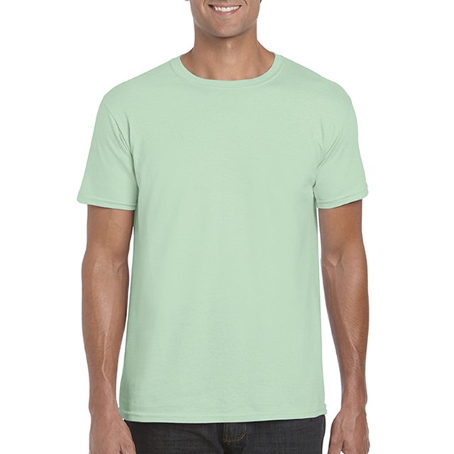 Gildan Mens Softstyle T-Shirt, M, Mint Green