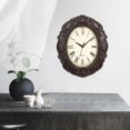 thumbnail image 4 of Abbracc 14 Inch Clock,Home Living Silent, Clock Clock,Living Room Clock Watch Black Copper, 4 of 8