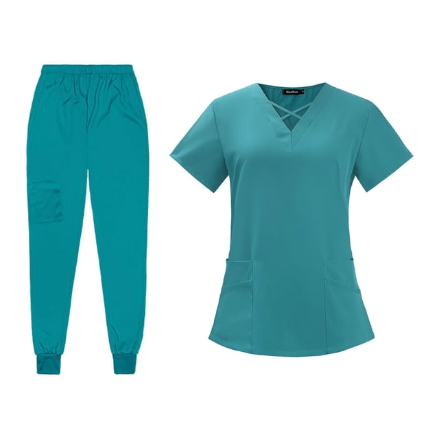 Nursing Keeper Set for Women, Work Suits, Soft Long Pants, Nurse Uniform, Scrub XL