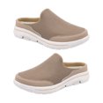 thumbnail image 1 of kurtrusly 1 Paire Femmes Portable Style Décontracté Sandales à Enfiler en Maille Voyage Respirantes Design Simple Pantoufle Sandale Chaussures Kaki Taille 41, 1 of 9