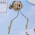 thumbnail image 3 of Rotary Tactical Helmet Adapter Set Paintball Headset Holder Headphone Accessory for 19-21mm Guide Rail (Mud Color), 3 of 6