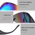 thumbnail image 4 of FEISEDY Visière Intégrale pour le Visage Lunettes de Protection Écran Miroir Lunettes de Soleil Anti-Buée B2781, 4 of 5