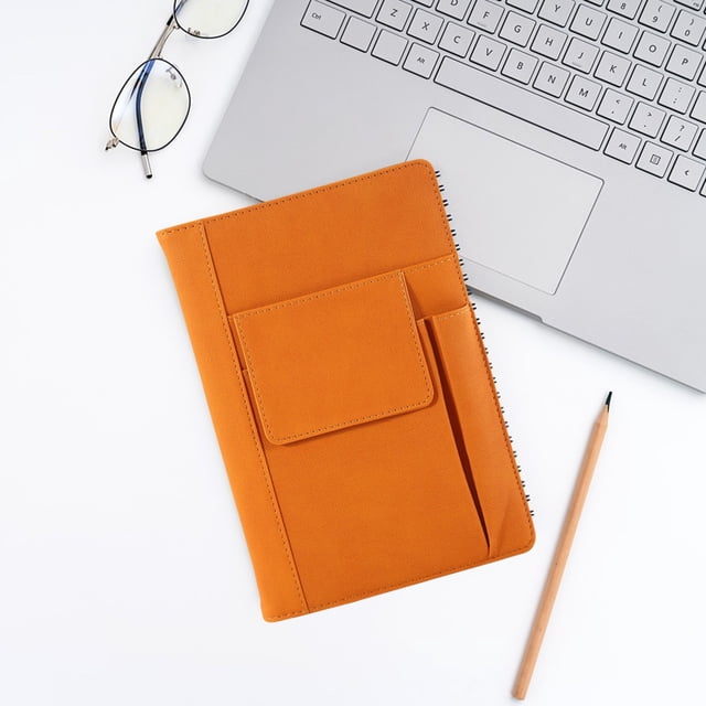 Dvkptbk Paper notebook A5 Thick Notebook Heavy-Duty Note Pad A5 Notepad Writing Book Thick-Page Diary A5 Office Notebook
