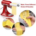 thumbnail image 4 of Accessoire pour Machine à Pâtes pour Mélangeurs sur Socle KitchenAid - Ensemble 3 en 1 d'Accessoires pour Pâtes Incluant Rouleau à Pâtes, Coupe-Spaghetti et Fettuccine, Accessoires d'Attache pour Machine à Pâtes pour KitchenAid, 4 of 5