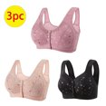 thumbnail image 3 of Bigersell Womens Bras 3pcs Push-Up Bra Style R-57 Breathable Lightly Lined Bras Pack R-57-pinky, 3 of 6