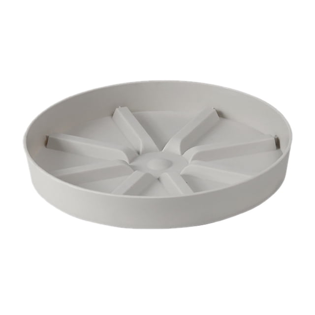 Jierger Plateau Rond Robuste en Plastique pour Pot de Fleurs, Drainage Anti-Rotation Racines Base de Jardinière Respirante, pour Décoration de Plantes en Pot Intérieur Extérieur Maison Jardin Patio Porche