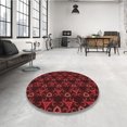 thumbnail image 4 of Ahgly Company Tapis Rectangulaire Lavable en Machine Intérieur Transitionnel Rouge Bordeaux, 7 Pieds x 10 Pieds, 4 of 7