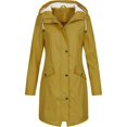 thumbnail image 2 of Veste Femme Femme Veste de Pluie Unie Extérieur Grande Taille Imperméable Imperméable à Capuche Coupe-Vent Vestes de Course pour Femmes en Liquidation, 2 of 4