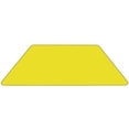 thumbnail image 5 of 29.5''W x 57.25''L Trapezoid Yellow Thermal Laminate Activity Table - Height Adjustable Short Legs, 5 of 5
