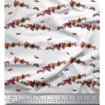 thumbnail image 1 of Soimoi Rayon Fabric Colorful Bird Print Sewing Fabric Yard 56 Inch Wide, 1 of 3