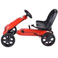 thumbnail image 3 of Costway Xmas Gift Go Kart Kids Ride On Car Pedal Powered Car 4 Wheel Racer Toy Stealth Outdoor, 3 of 8