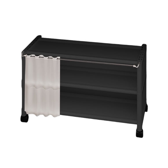 Bdday Outdoor Storage Box Shoe Rack Underbed Multi Layer Household Storage Shoe Cabinet Movable Shoe Organizer with Wheels Large Volume Entrance Shoe Cabinet Corridor Shoe Cabinet Kids Shoe Rack