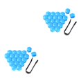 thumbnail image 2 of Maytalsory 20 Pieces Car Wheel Nut Caps Auto Hub Screw Cover Replacement Dust-proof Blue 21mm 2Set, 2 of 6