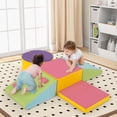 thumbnail image 2 of Costway 6 PCS Foam Climbing Blocks Lightweight Soft Climbing Indoor Set Gift for Babies, 2 of 10
