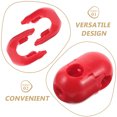 thumbnail image 3 of GOOHOCHY 10Pcs Climbing Net Buckles for Kids Outdoor Playground Red Plastic Handles, 3 of 8