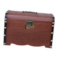 thumbnail image 4 of jifeng Piggy Bank Decor Memory Hobby Preservation Keepsakes Box Wood Treasure Chest Black, 4 of 9