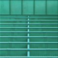 thumbnail image 1 of Ahgly Company Machine Washable Indoor Square Transitional Dark Turquoise Green Area Rugs, 4' Square, 1 of 7