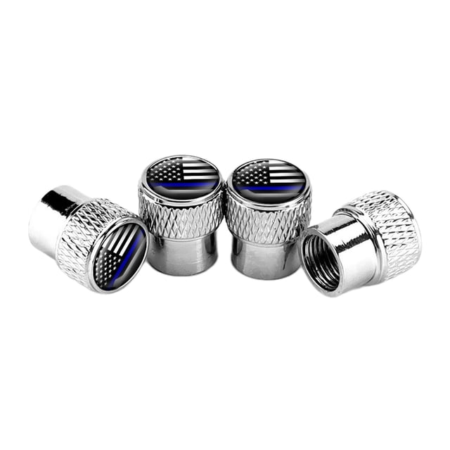 B-252 B Bouchon de Valve de Pneu Argenté Décoration en Alliage d'Aluminium pour Amélioration de Roue Automobile Robuste Y9T7p