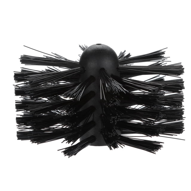 Dryer Vent Cleaning Brush Head,4 Inch Replacement Duct Brush Attachment, Chimney and Dryer Duct Cleaner, Brush Head Compatible with Standard M8 Flexible Extension Rods, Vent Maintenance Tool,1 Pack