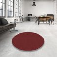 thumbnail image 4 of Ahgly Company Tapis de Zone Rectangulaire Transitionnel Rouge Bordeaux pour Intérieur, Lavable à la Machine, 7 Pieds x 10 Pieds, 4 of 7