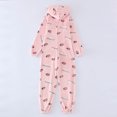 thumbnail image 3 of Combinaison pour Femmes, Pyjama à Manches Longues pour Femmes, Justaucorps, Tenues de Nuit, Combinaison à Capuche, Combinaisons d'Automne pour Femmes 2023 en Liquidation, 3 of 9