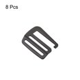thumbnail image 3 of Unique Bargains 1.5' 38mm Webbing Release G Hook Buckle Adjusters for Backpack Strap, 8Pack Matte Black, 3 of 5