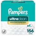 thumbnail image 1 of Lingettes pour bébés Pampers Ultraclean, 156 unités, 2X, 1 of 25