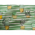 thumbnail image 5 of oneOone Cotton Poplin Fabric Leaves & Floral Block Decor Fabric Printed BTY 42 Inch Wide, 5 of 5