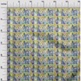 thumbnail image 3 of oneOone Georgette Viscose Lime Green Fabric African Sewing Craft Projects Fabric Prints by Yard 42 Inch Wide, 3 of 4