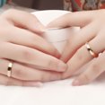 thumbnail image 4 of Bague Alliance de Fiançailles et de Mariage en Acier Titane pour Couples Femmes, Bijoux, 4 of 8
