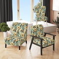 thumbnail image 1 of Designart "Serenade Of Funky Florals In Beige Pop Art" Chaise d'Appoint Rembourrée - Fauteuil Cottage pour Salon, 1 of 7