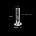 thumbnail image 2 of Unique Bargains Vis de Machine Crantées en Plastique M5x20mm, Boulons de Machine à Tête Plate en PC, Lot de 25, 2 of 4