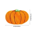 thumbnail image 3 of HHBEAUTY Halloween Bathroom Rug, Fall Pumpkin Bath Mat Water Absorbent Non-Slip Washable for Shower Tub Microfiber Washable Absorbent Carpet Autumn Halloween Thanksgiving Home Kitchen Decoration, 3 of 7