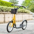 thumbnail image 2 of Aosom Kick Scooter, Kids Scooter with Adjustable Handlebar, Orange, 2 of 10