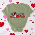 thumbnail image 1 of LSLJS Women's Casual Round Neck Short-sleeved Christmas Tree Printed T-shirt Top, 1 of 6